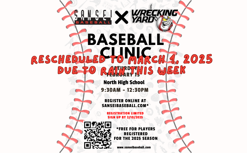 Wrecking Yard & Sansei Baseball Free Baseball Clinic